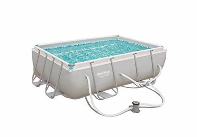 Bestway-56631E-Power-Steel-Above-Ground-Pool-WhiteGray