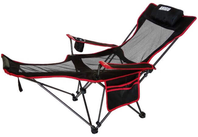 ANIGU-Mesh-Lounge-Reclining-Folding-Camp-Chair-with-Footrest