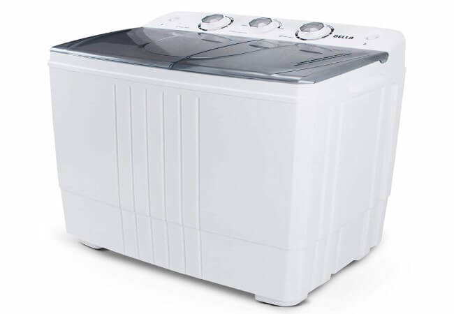 DELLA-Small-Compact-Portable-Washing-Machine-Washer-11lbs-Capacity-Top-Load-Laundry-with-Spin-Dryer-Combo-White-1