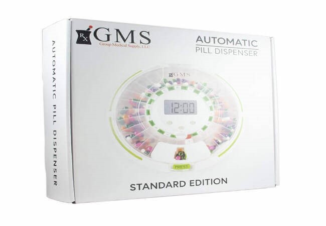 GMS-Automatic-Pill-Dispenser-28-Day-Automatic-Pill-Dispenser-with-Clear-and-Solid-Lids
