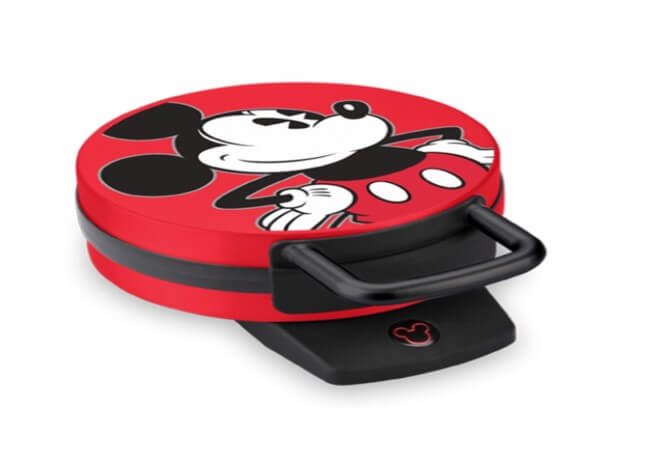Disney-DCM-12-Mickey-Mouse-Waffle-Maker-Red