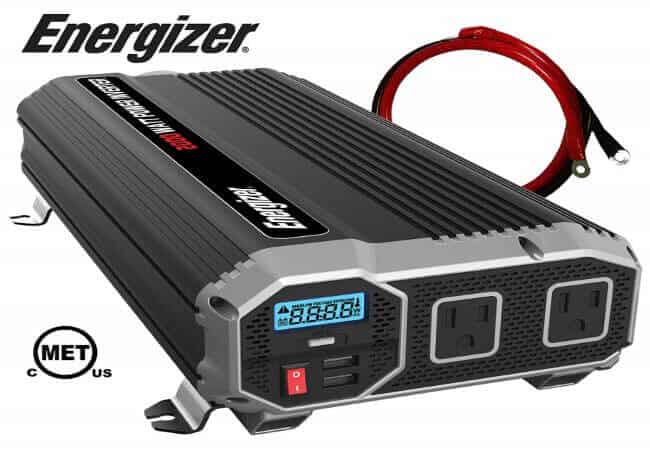 ENERGIZER-2000-Watt-12V-Power-Inverter-Dual-110V-AC-Outlets-Automotive-Back-Up-Power-Supply-Car-Inverter-Converts-120-Volt-AC-with-2-USB-ports-2.4A-Each