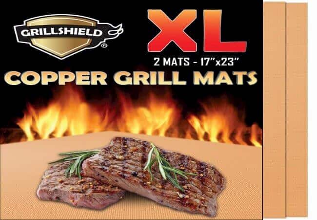 GrillShield-Extra-Large-Copper-Grill-and-Bake-Mats-Set-of-2-Best-Gift-17-X-23-inches