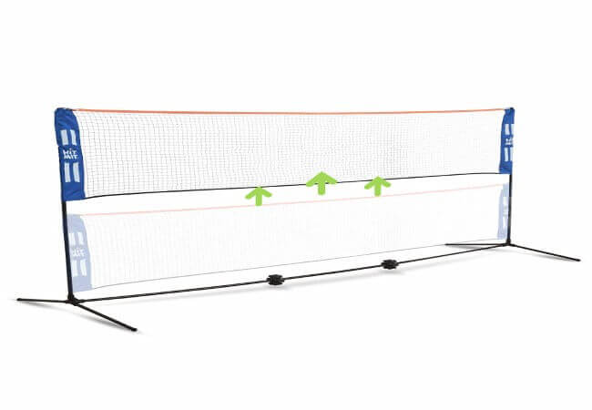 Hit-Mit-Adjustable-Height-Portable-Badminton-Net-Set-Competition-Multi-Sport-Indoor-or-Outdoor-Net