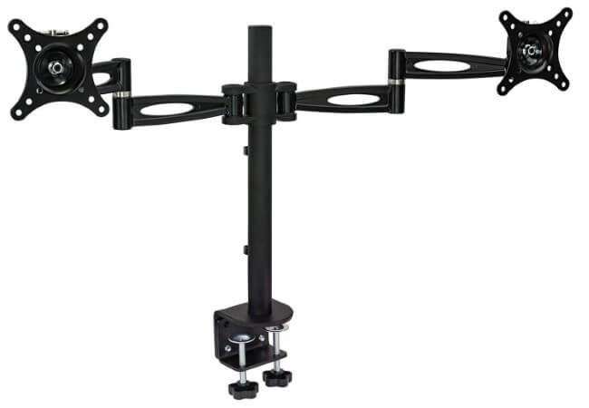 Mount-It-Dual-Monitor-Mount-Arms-Double-Monitor-Desk-Stand-Fits-2-Computer-Screens-19-20-21-22-23-24-27-Inches