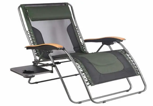 PORTAL-Oversized-Mesh-Back-Zero-Gravity-Recliner-Chairs-XL-Padded-Seat-Adjustable-Patio-Lounge-Chair-with-Lumbar-Support-Pillow-and-Side-Table-Support-350lbs