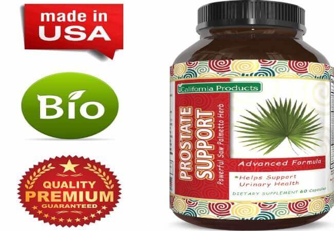 Prostate-Support-Supplement-for-Men-Natural-Formula-with-Saw-Palmetto-Vitamin-E-Amino-Acids-Pygeum-100-Pure-Reduce-Symptoms-of-Frequent-Urination-Hair-Loss-60-Capsules-by-California-Pr