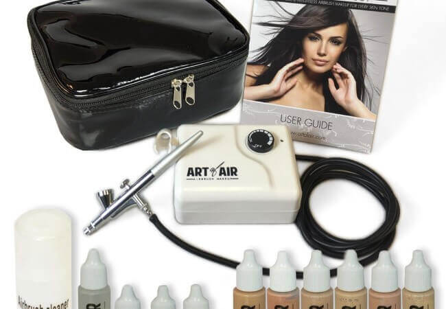 Art-of-Air-Professional-Airbrush-Cosmetic-Makeup-System-Fair-to-Medium-Shades-6pc