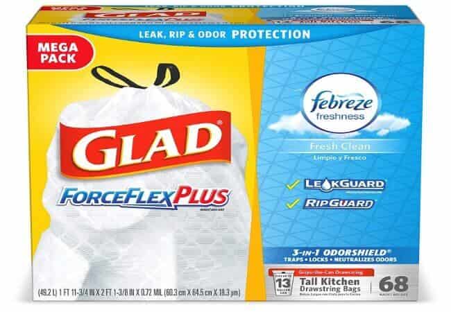 Glad-ForceFlex-Tall-Kitchen-Odor-Shield-Drawstring-Trash-Bags-White-13-gal-68-ct