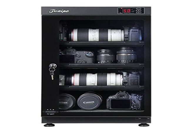 HFS-88L-Digital-Dehumidify-Dry-Cabinet-Box-3-Shelf-Camera-Lens-anti-mold-storage