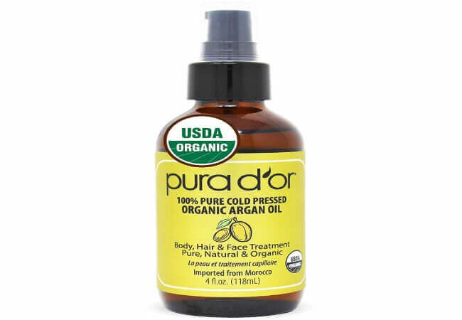 PURA-DOR-Moroccan-Argan-Oil-4oz-for-Hair-Face-Skin-Scalp-Nails-USDA-Organic-100-Pure-Cold-Pressed-Virgin-Premium-Grade-Body-Moisturizer