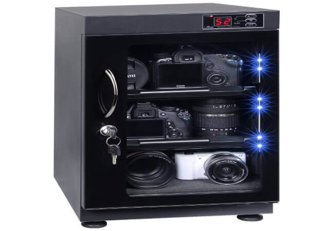 T.A.P-38L-Automatic-Numerical-LED-Control-Dry-Cabinet-Box-Storage-for-DSLR-Camera-Lens
