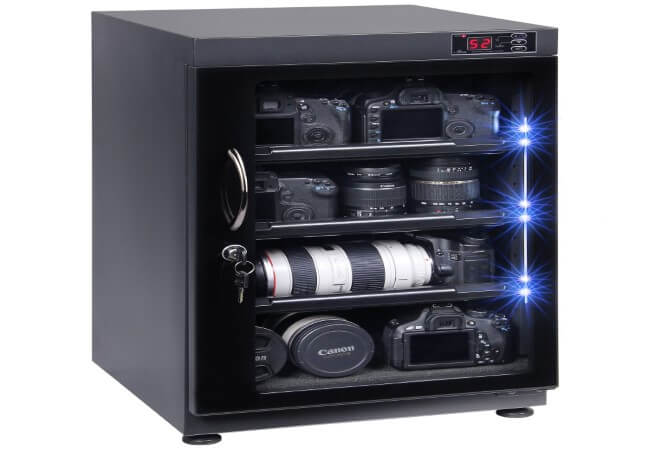 T.A.P-88L-Digital-Control-Dehumidify-Dry-Cabinet-Box-Storage-for-Camera-Lens-Equipment-Storage