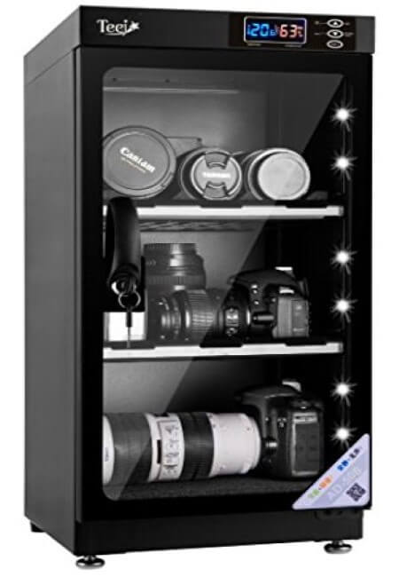 Teej-50L-Camera-Dehumidifying-Dry-Cabinet-5W-LED-Temperature-Display-For-Safe-Camera-and-Electronics-Storage