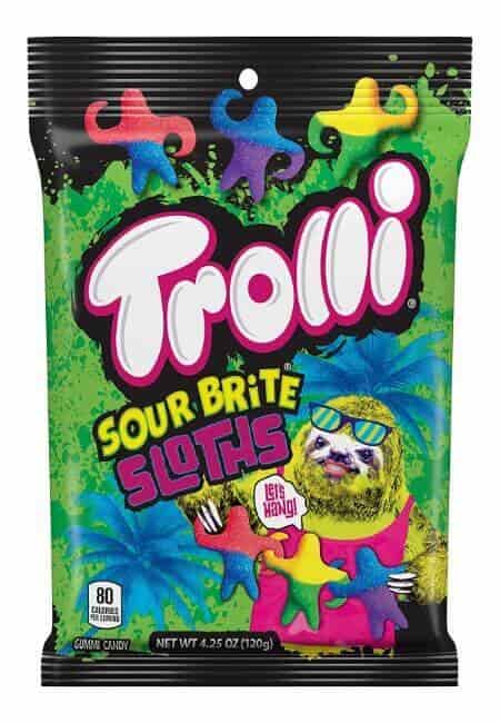 Trolli-Sour-Brite-Sloths-Gummy-Candy-4.25-Ounce-Pack-of-12