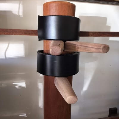 Wing-Chun-Ip-Man-Wooden-Dummy-Head-Protect-Pads-Wing-Stun-Kung-Fu-Pads-2-Pieces-Fits-Both-Wall-mount-and-Stand-alone