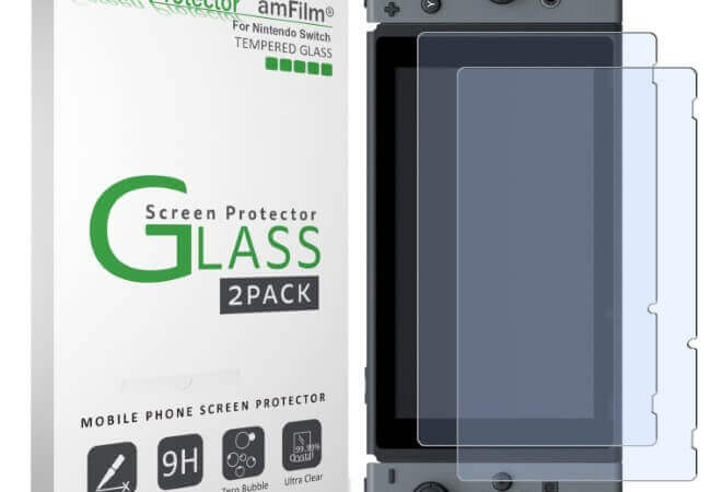 amFilm-Tempered-Glass-Screen-Protector-for-Nintendo-Switch-2017-2-Pack